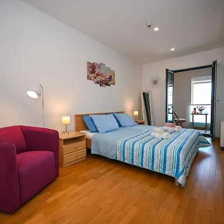 아파트 Sea View Porto With Secured Private Parking 두브로브니크